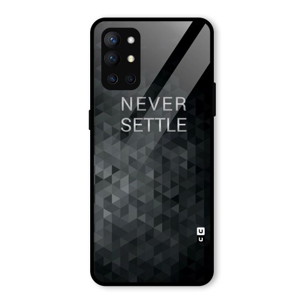 Abstract No Settle Glass Back Case for OnePlus 9R