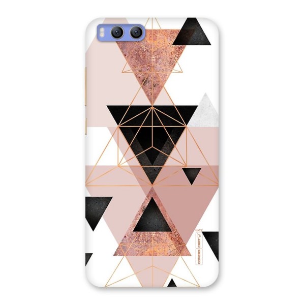 Abstract Rose Gold Triangles Back Case for Xiaomi Mi 6