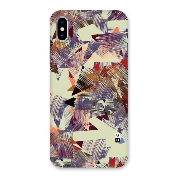 Abstract Sketch Back Case for iPhone X