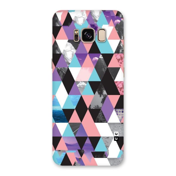 Abstract Splash Triangles Back Case for Galaxy S8