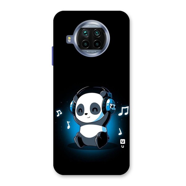 Adorable Panda Enjoying Music Back Case for Mi 10i