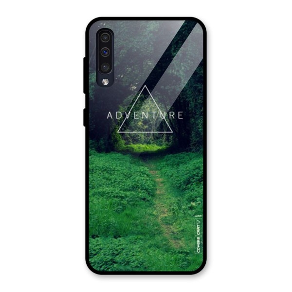 Adventure Take Glass Back Case for Galaxy A50s