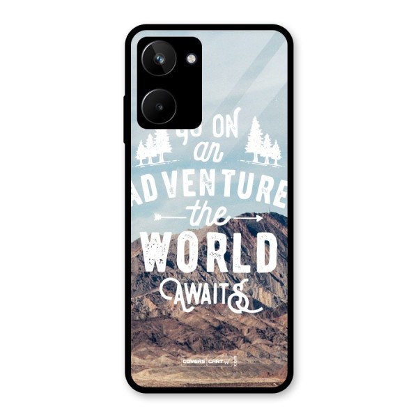 Adventure World Glass Back Case for Realme 10