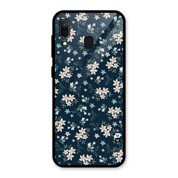 Aesthetic Bloom Glass Back Case for Galaxy A30