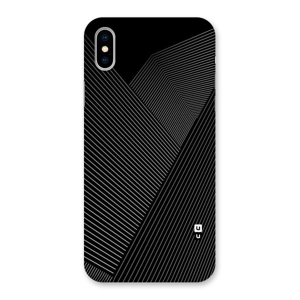 Aesthetic White Stripes Back Case for iPhone X