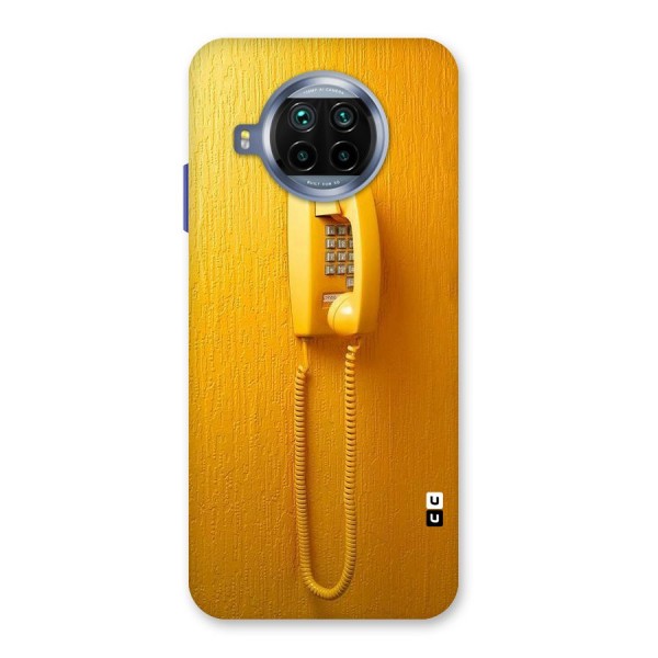 Aesthetic Yellow Telephone Back Case for Mi 10i