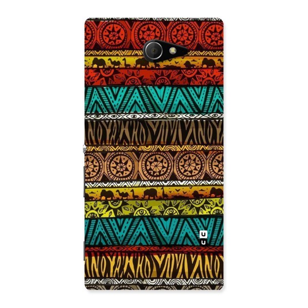 African Design Pattern Back Case for Sony Xperia M2