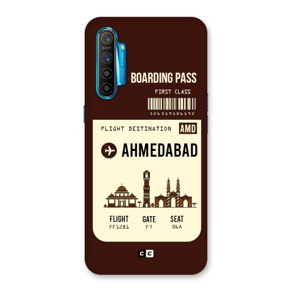Ahmedabad Boarding Pass Back Case for Realme XT