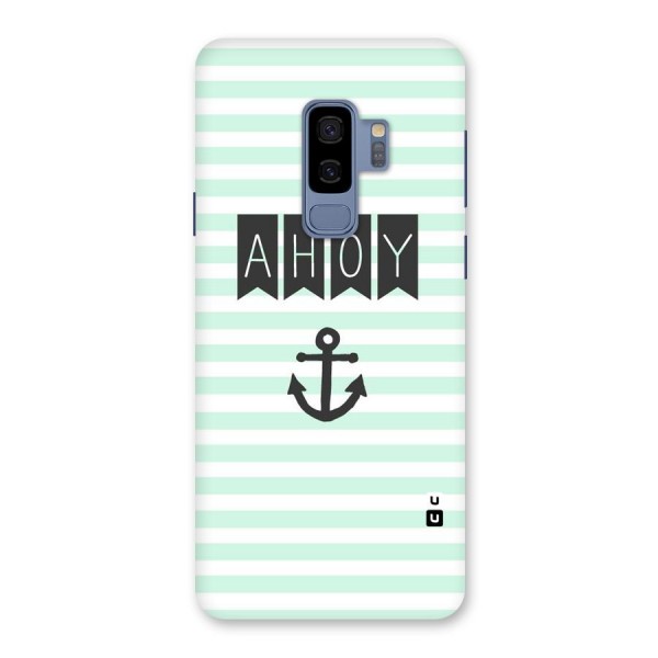 Ahoy Sailor Back Case for Galaxy S9 Plus