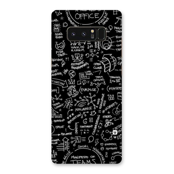 Anatomy Pattern Back Case for Galaxy Note 8