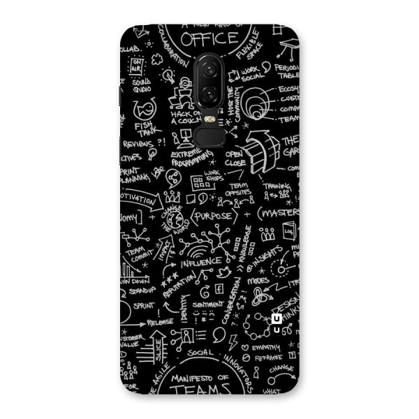 Anatomy Pattern Back Case for OnePlus 6