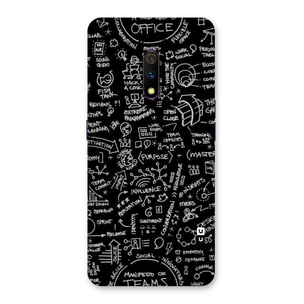 Anatomy Pattern Back Case for Realme X