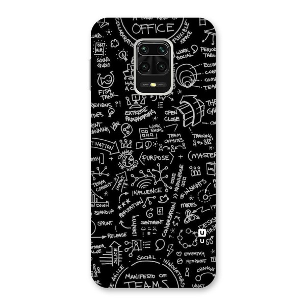 Anatomy Pattern Back Case for Redmi Note 9 Pro Max