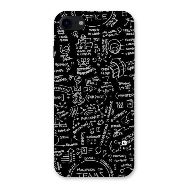 Anatomy Pattern Back Case for iPhone SE 2020