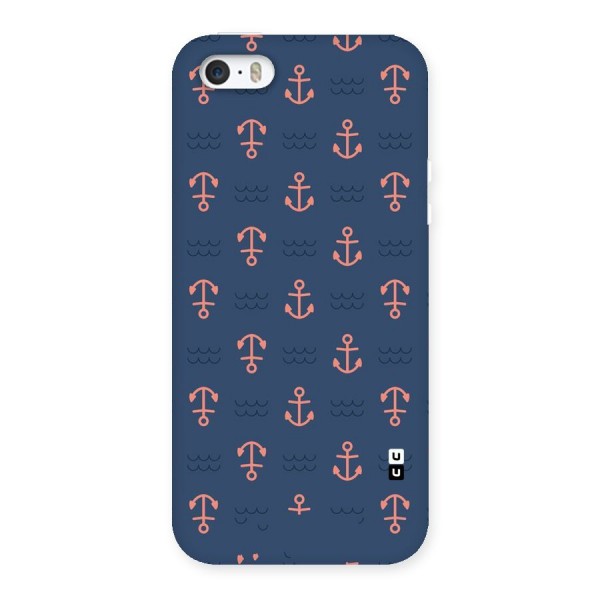 Anchor Sea Blue Back Case for iPhone SE