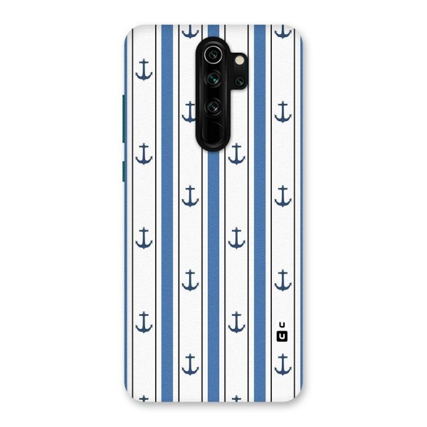 Anchor Stripe Lines Back Case for Redmi Note 8 Pro