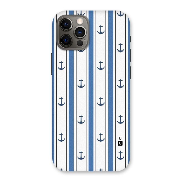 Anchor Stripe Lines Back Case for iPhone 12 Pro