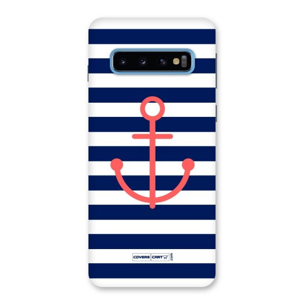 Anchor Stripes Back Case for Galaxy S10