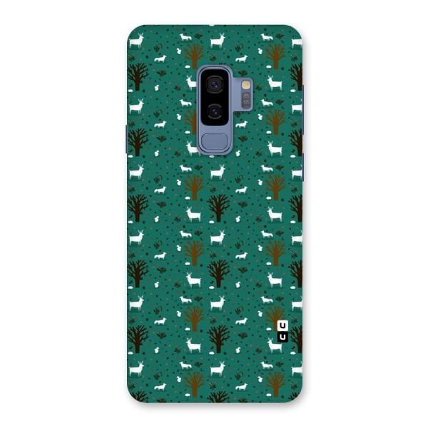 Animal Grass Pattern Back Case for Galaxy S9 Plus
