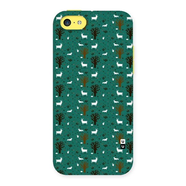 Animal Grass Pattern Back Case for iPhone 5C