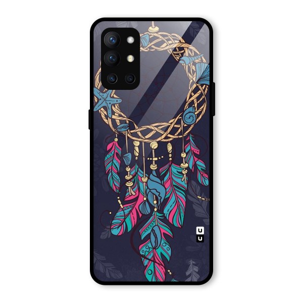 Animated Dream Catcher Glass Back Case for OnePlus 9R