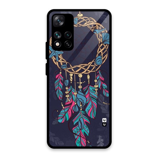 Animated Dream Catcher Glass Back Case for Xiaomi 11i HyperCharge 5G