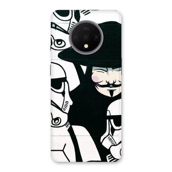 Anonymous Hat Back Case for OnePlus 7T