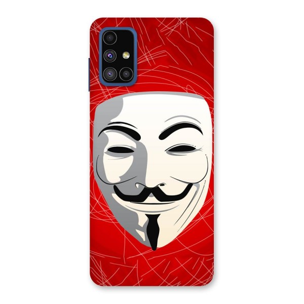 Anonymous Mask Abstract  Back Case for Galaxy M51