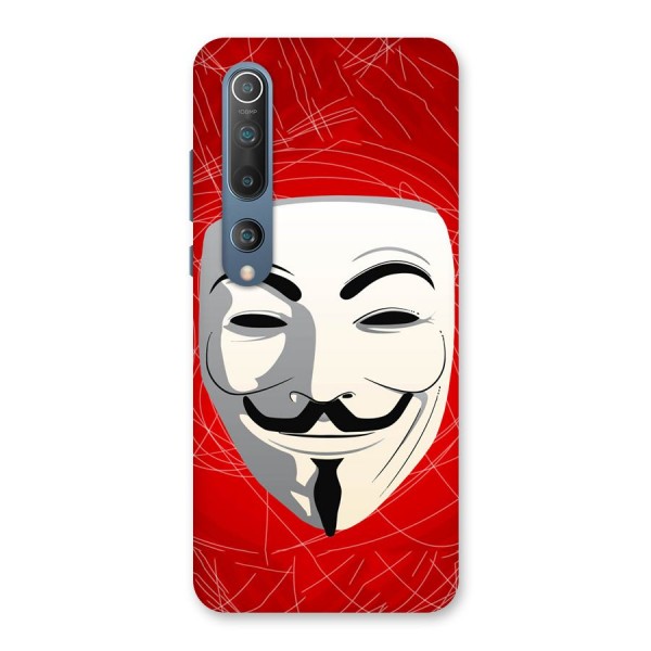 Anonymous Mask Abstract  Back Case for Mi 10