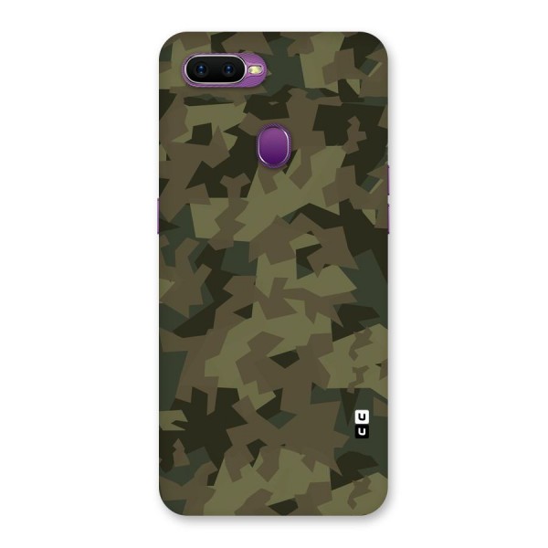 Army Abstract Back Case for Oppo F9