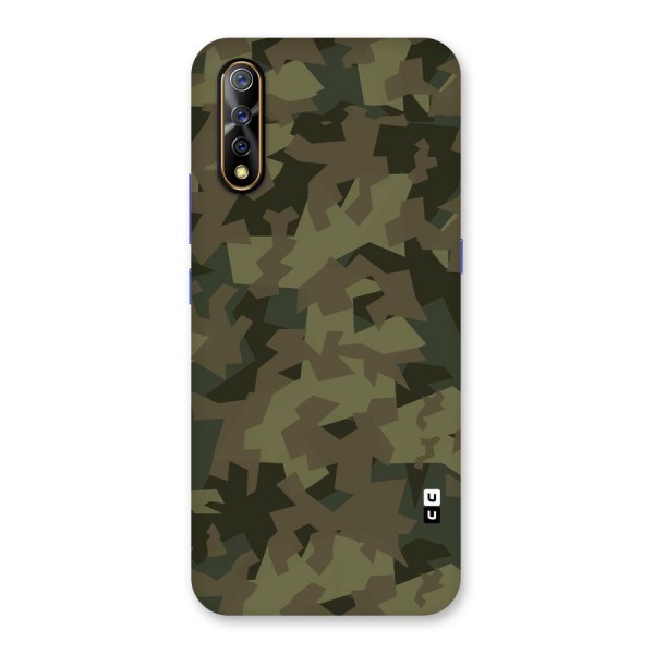 Army Abstract Back Case for Vivo S1