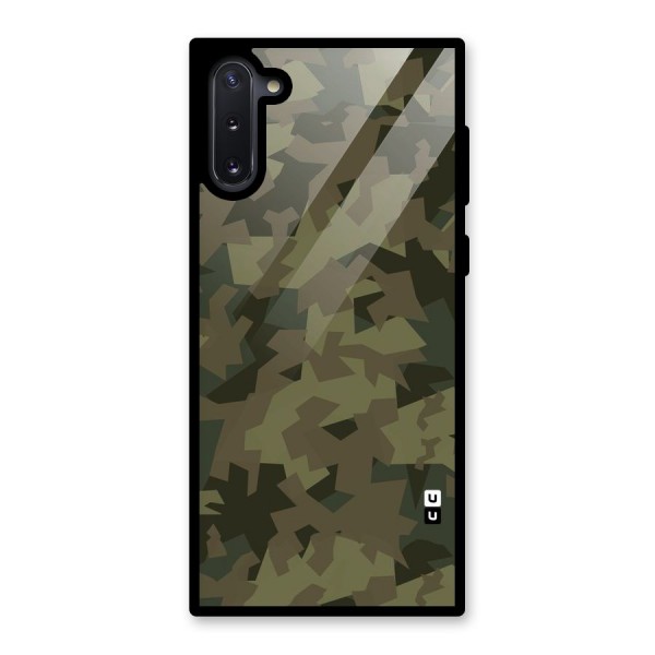 Army Abstract Glass Back Case for Galaxy Note 10