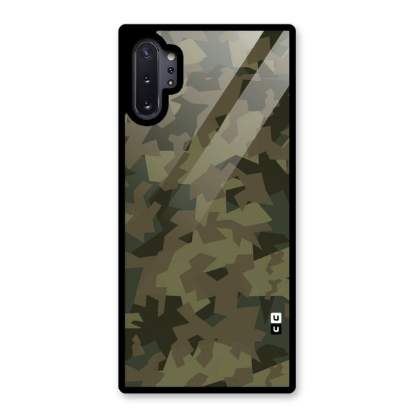 Army Abstract Glass Back Case for Galaxy Note 10 Plus