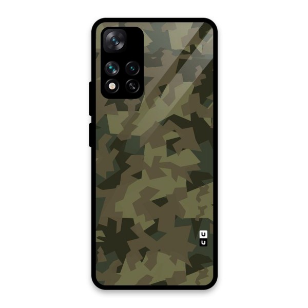 Army Abstract Glass Back Case for Xiaomi 11i HyperCharge 5G