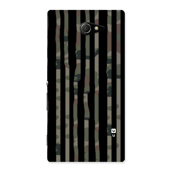 Army Stripes Back Case for Sony Xperia M2