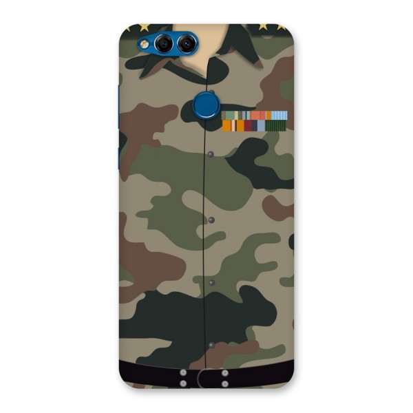 Army Uniform Back Case for Honor 7X