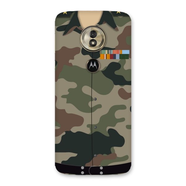 Army Uniform Back Case for Moto G6 Play