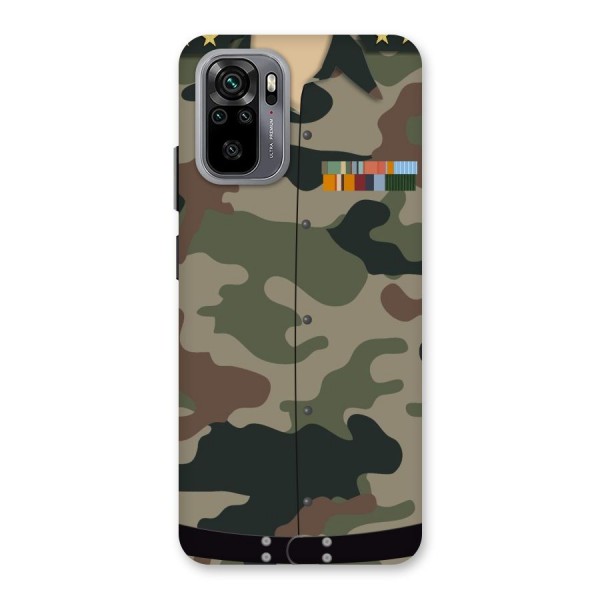 Army Uniform Back Case for Redmi Note 10