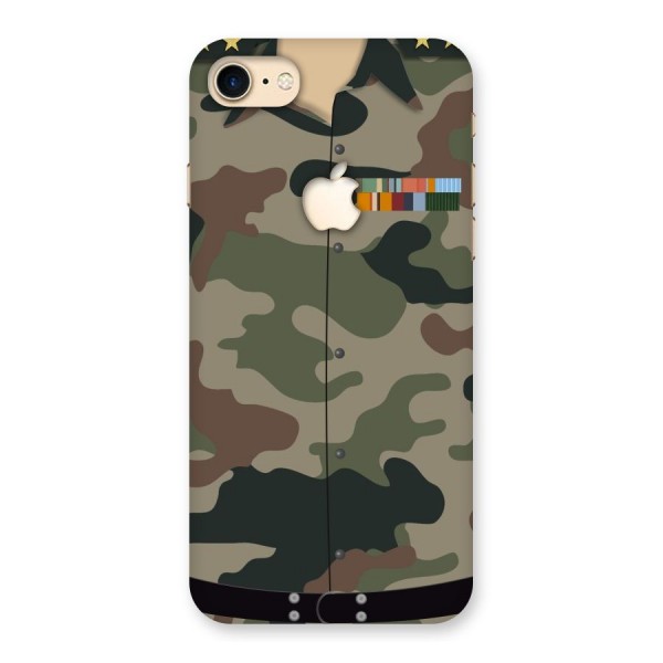 Army Uniform Back Case for iPhone 8 Apple Cut