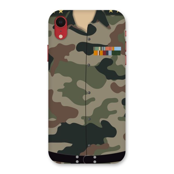 Army Uniform Back Case for iPhone XR