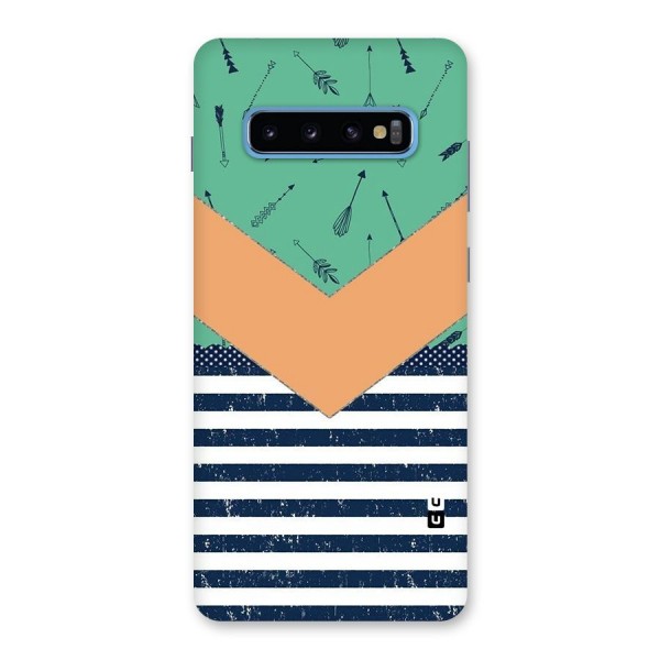Arrows and Stripes Back Case for Galaxy S10 Plus