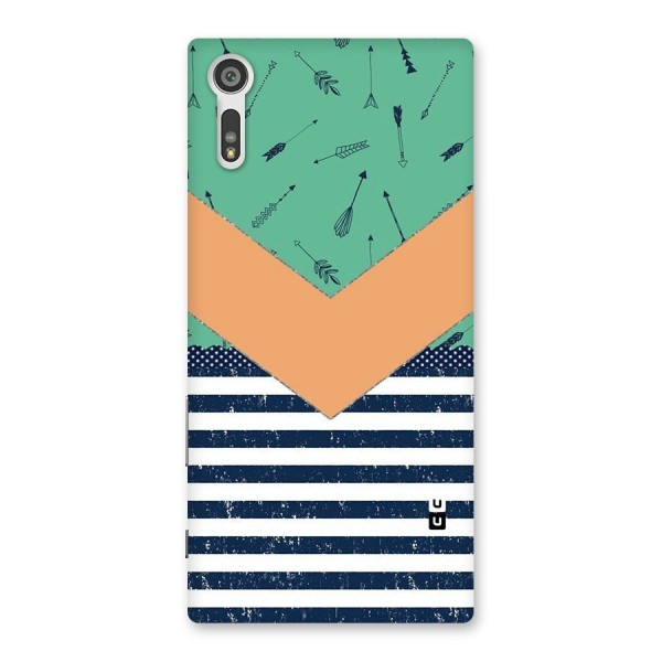 Arrows and Stripes Back Case for Xperia XZ