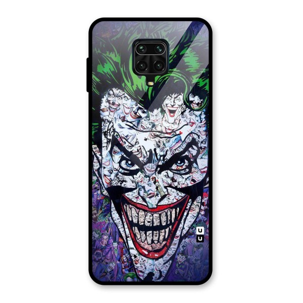 Art Face Glass Back Case for Redmi Note 9 Pro Max