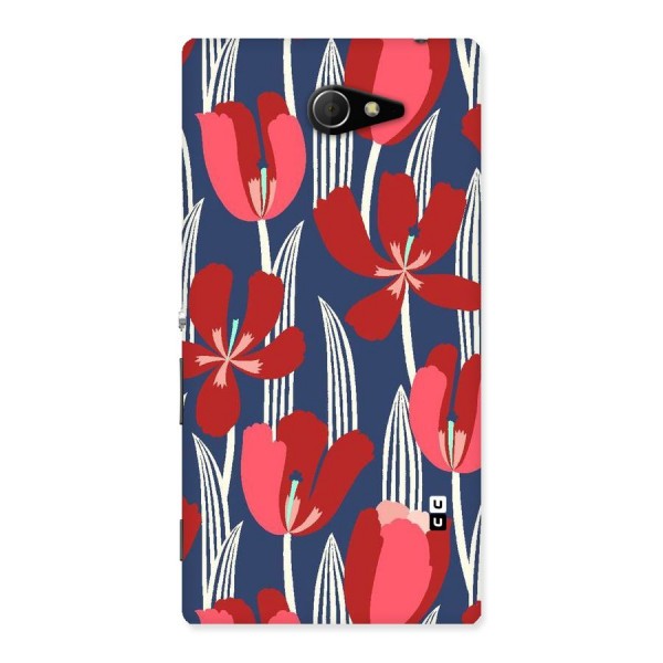 Artistic Tulips Back Case for Sony Xperia M2