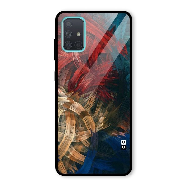 Artsy Colors Glass Back Case for Galaxy A71