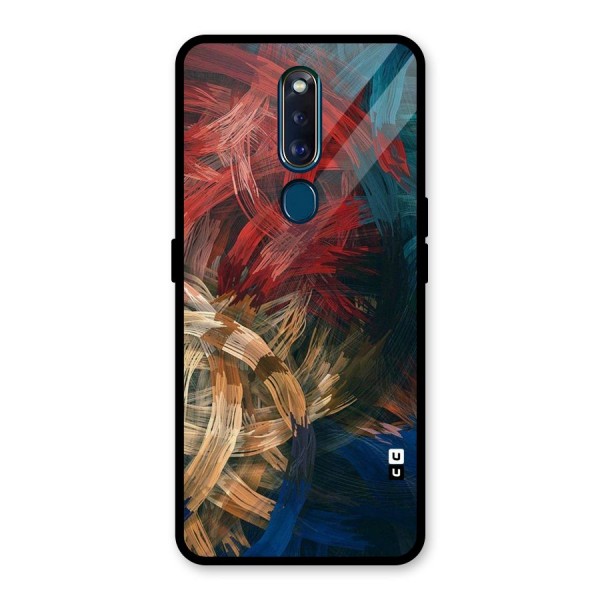 Artsy Colors Glass Back Case for Oppo F11 Pro