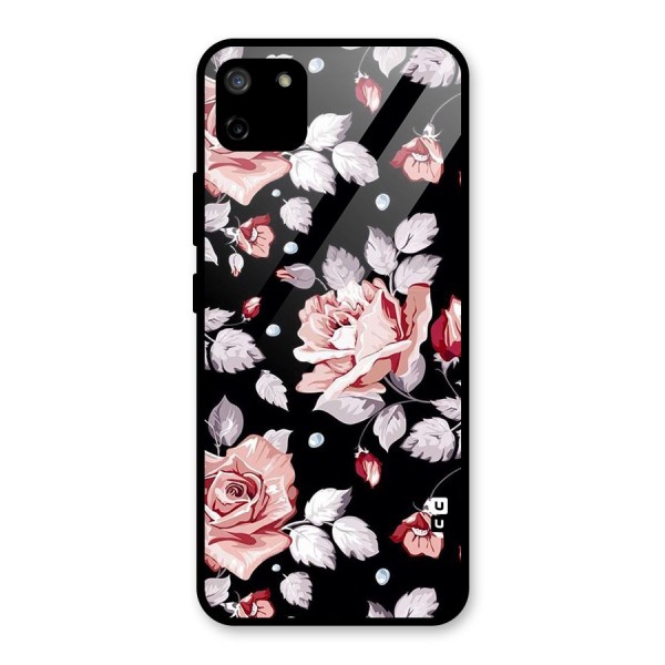 Artsy Floral Glass Back Case for Realme C11