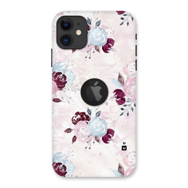 Artsy Florasy Back Case for iPhone 11 Logo Cut