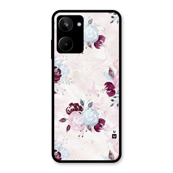Artsy Florasy Glass Back Case for Realme 10