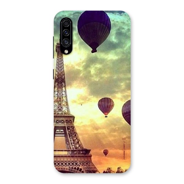 Artsy Hot Balloon And Tower Back Case for Galaxy A30s